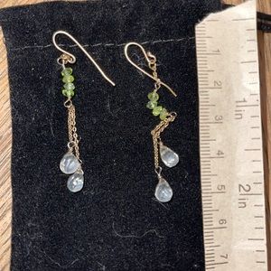 Cute beaded wire earrings